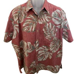 Cooke STREET Honolulu Aloha Reverse Print Hawaiian Shirt Men XL